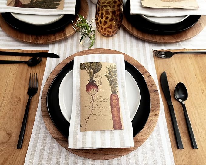 Solino Home Linen Table Runner 120 Inches Long - Image 3