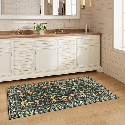 DUKINO 2x4 Rug for Hallway, Washable Kitchen Runner Rug - Image 4