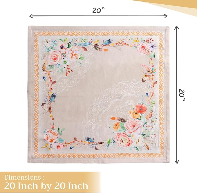 Maison d' Hermine Cloth Napkins Set of 4 100% Cotton Everyday Reusable Square - Image 4