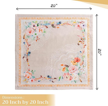 Maison d' Hermine Cloth Napkins Set of 4 100% Cotton Everyday Reusable Square - Image 4