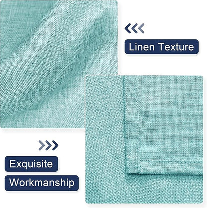 Hiasan Faux Linen Valance Curtains - Image 2