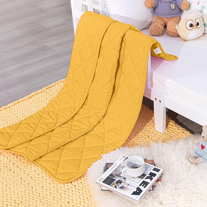 NTBAY Down Alternative Oversized Toddler Comforter, Super Soft and Warm Solid - Image 7