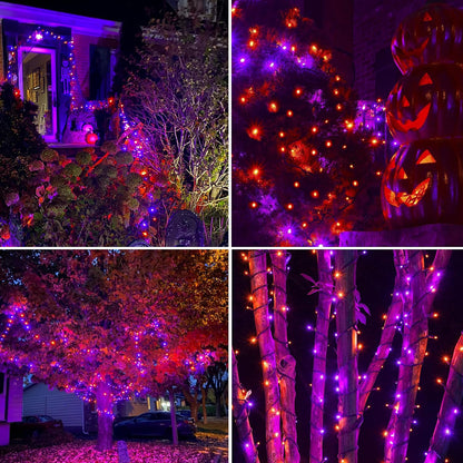 Joomer Halloween String Lights - 100FT 300LED Plug-in RGB String Lights