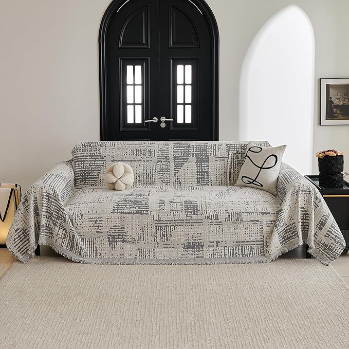 MYSKY HOME Boho Sofa Covers, Couch Covers - Image 2