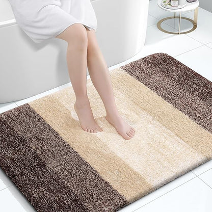 OLANLY Bathroom Rugs Mat 47x32, Extra Soft Absorbent Microfiber Bath Rugs by OLANLY