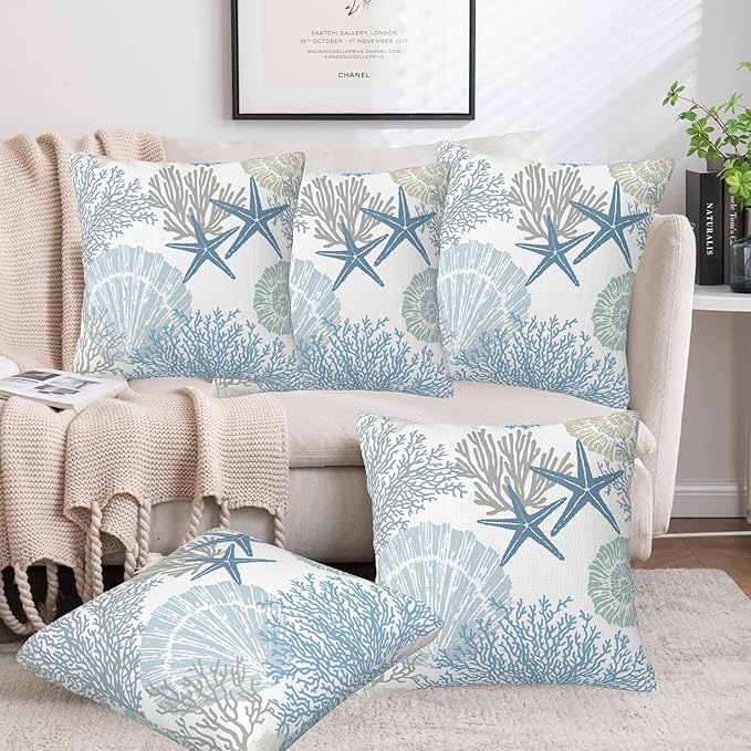 Watercolor Floral Throw Pillow Covers Set of 2 Abstract Butterflies Pillow - Image 6