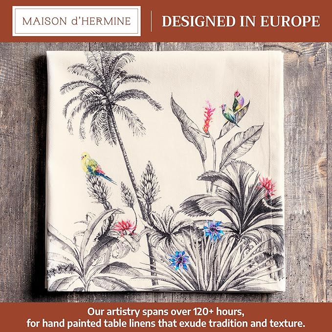 Maison d' Hermine Cloth Napkins Set of 4 100% Cotton - Image 2