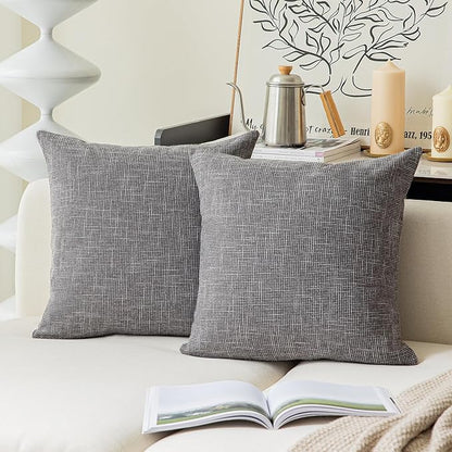 Kevin Textile Square Throw Pillow Cover, Linen Soft Cushion Covers, Home Decor by KevinTextile