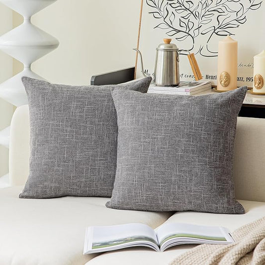 Kevin Textile Square Throw Pillow Cover, Linen Soft Cushion Covers, Home Decor by KevinTextile