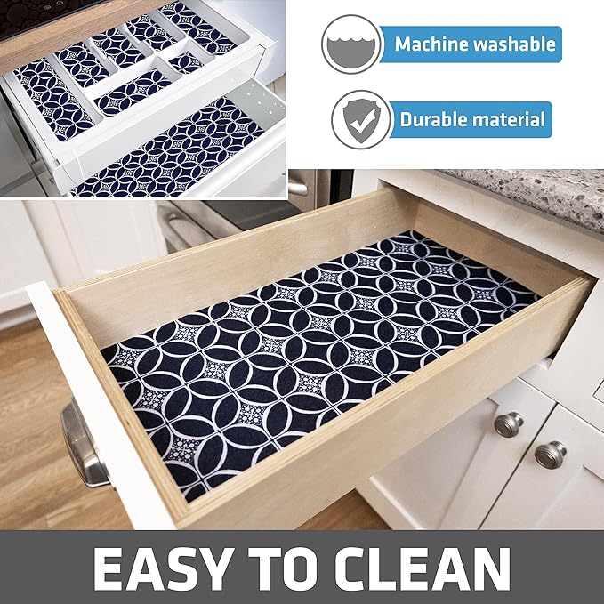 Drymate Premium Luxury Shelf & Drawer Liner, Thick Cushioned Fabric, - Image 6