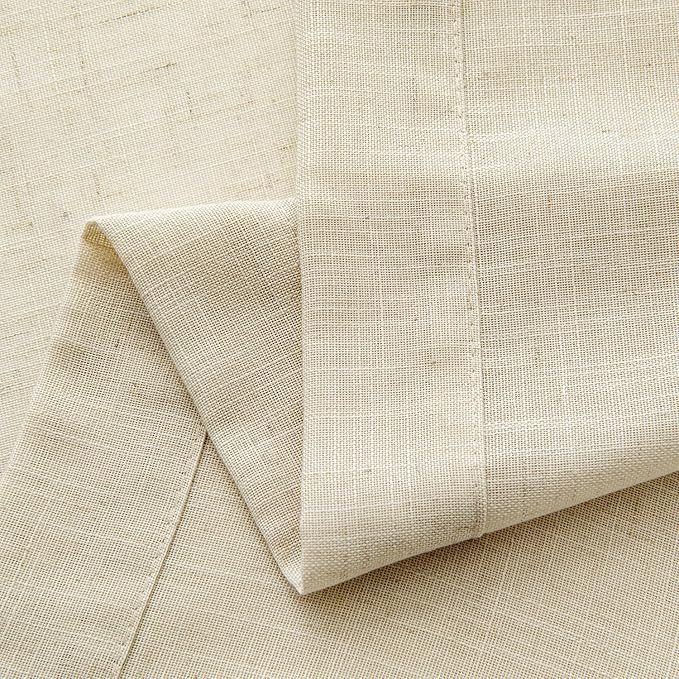 Linen Valance for Windows 2 Panels, 54x15 inch - Image 3