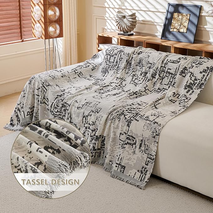 MYSKY HOME Boho Couch Cover Sofa Covers, Couch Covers - Image 3
