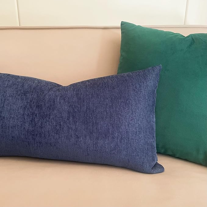 Slow Cow Cashmere Rectangular Pillow Cover Pillowcase Decorative Lumbar Throw - Image 2