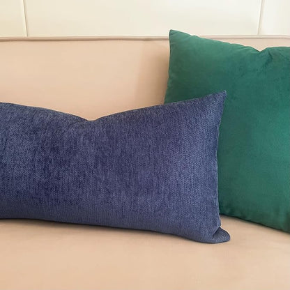 Slow Cow Cashmere Rectangular Pillow Cover Pillowcase Decorative Lumbar Throw - Image 2