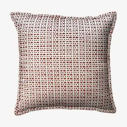SanVia Rust Glow Premium Cotton Throw Pillow Covers, 20 x 20 Inches, Luxurious by SanVia