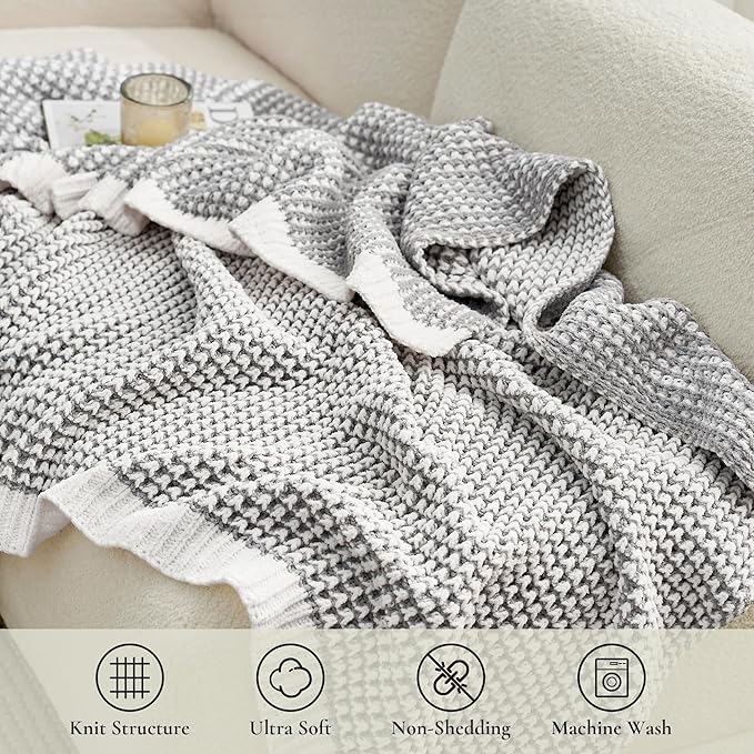 Amélie Home Waffle Chenille Throw Blanket - Image 4