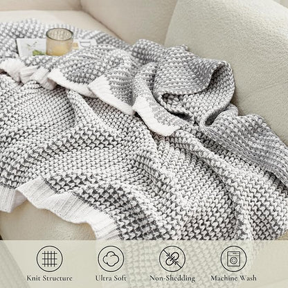 Amélie Home Waffle Chenille Throw Blanket - Image 4