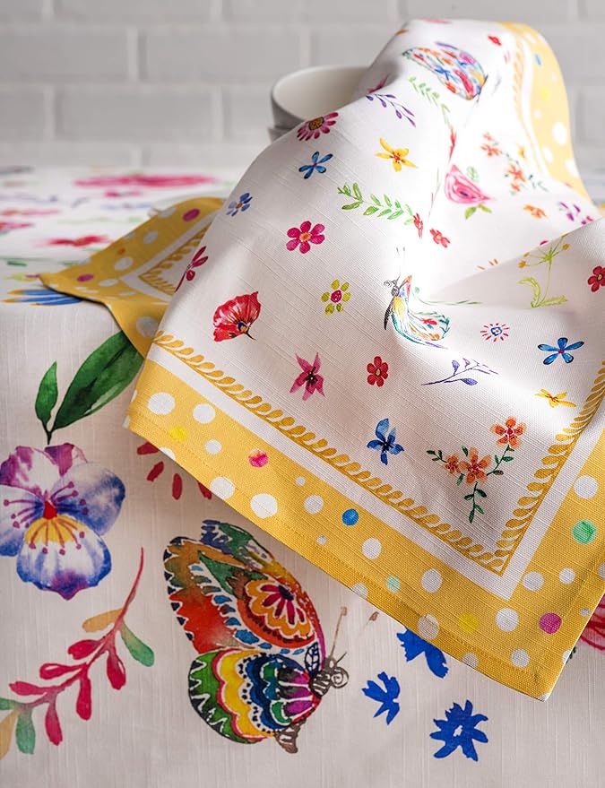 Maison d' Hermine Cloth Napkins Set of 4 100% Cotton Everyday Reusable Square - Image 8