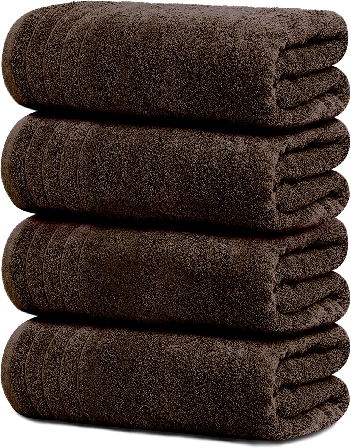 tens towels 4 piece extra large bath towels shown in use