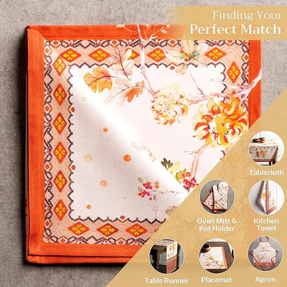 Maison d' Hermine Cloth Napkins Set of 4 100% Cotton - Image 5