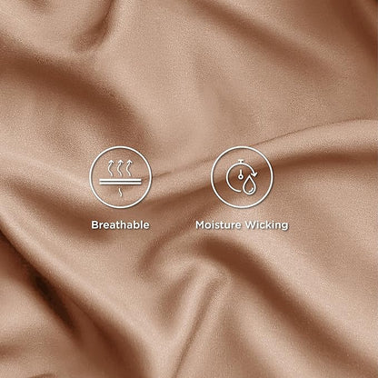 Bedsure Cooling Sheets Twin, Rayon Derived from Bamboo, Breathable & Soft Twin - Image 4