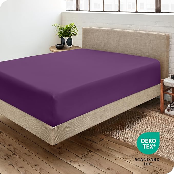 Bare Home Fitted Bottom Sheet Split King Size - Image 5