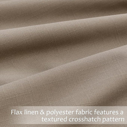 Light Taupe Blackout Curtains 96 Inches Long - Image 4