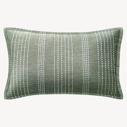 SanVia Earthly Lumbar Premium Cotton Throw Pillow Covers, 14 x 22 Inches by SanVia