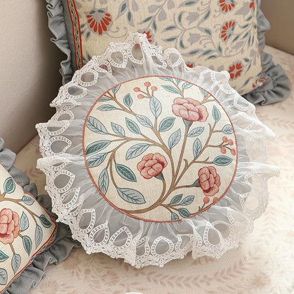 Floral Throw Pillow Covers, Cottage Rustic - Image 2