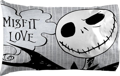 Disney Nightmare Before Christmas Meant to Be 2-Pack Reversible Pillowcase - Image 2