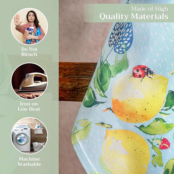 Maison d' Hermine Kitchen Towels Set of 2 100% Cotton 27.50" x 20" Reusable - Image 3