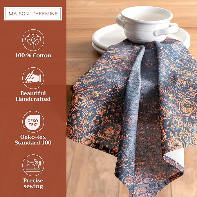 Maison d' Hermine Cloth Napkins Set of 4 100% Cotton - Image 2