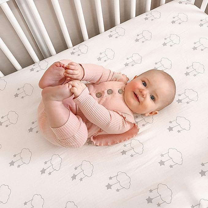 Newton Baby Mini Crib Fitted Sheets | Organic Muslin Cotton, Breathable & Soft - Image 8