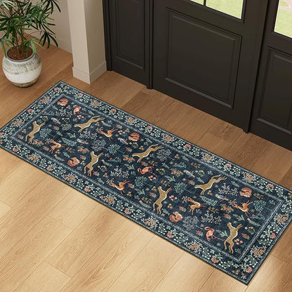 DUKINO 2x5 Rug for Hallway, Washable Kitchen Runner Rug - Image 2