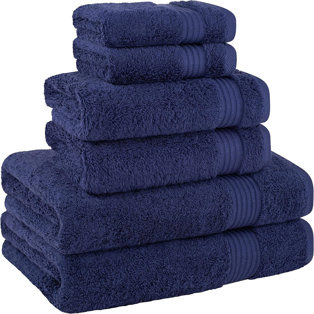 cotton paradise 100% cotton turkish towel set, soft showing dimensions