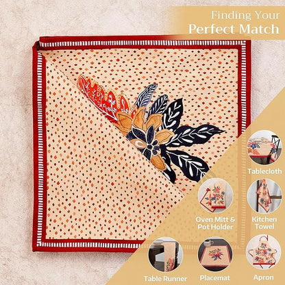 Maison d' Hermine Cloth Napkins Set of 4 100% Cotton - Image 5