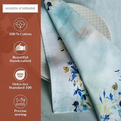 Maison d' Hermine Cloth Napkins Set of 4 100% Cotton Everyday Reusable Square - Image 2