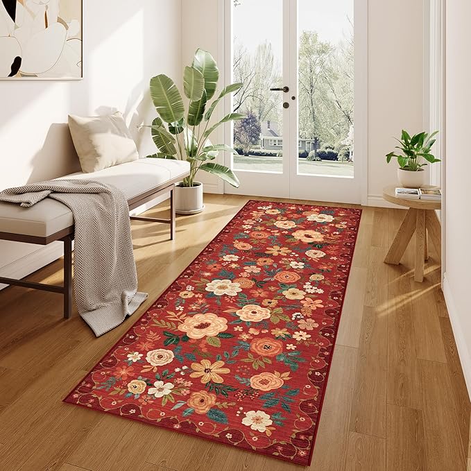 DUKINO 2x6 Runner Rug for Hallway, Washable Kitchen Runner Rug - Image 8