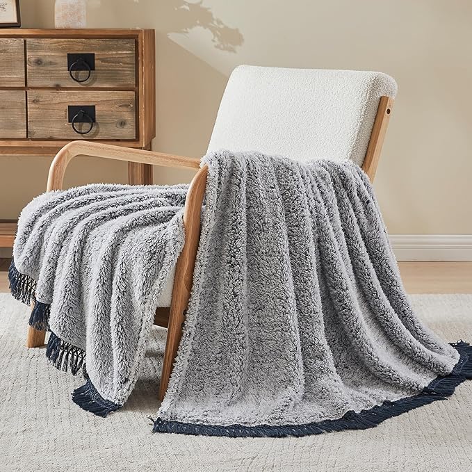 EMME Soft Sherpa Fleece Blanket by EMME