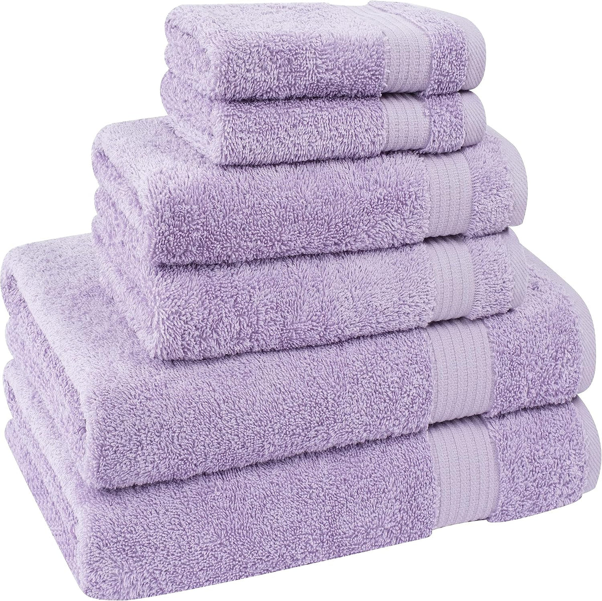 cotton paradise 100% cotton turkish towel set, soft showing dimensions