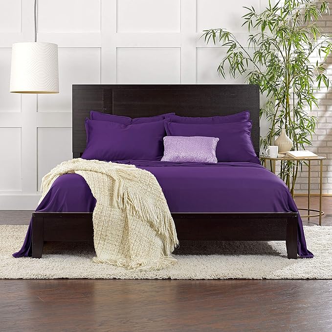 Pure Bamboo Full Sheets, Genuine 100% Organic Viscose Derived from Bamboo Bed - Image 7