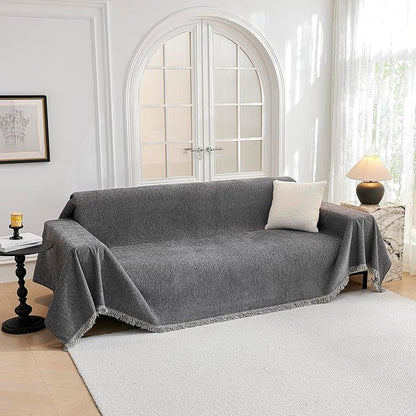 MYSKY HOME Oversized Couch Cover Sofa Covers Couch Covers by MYSKYHOME