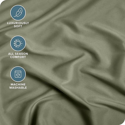 Bare Home Fitted Bottom Sheet Split King Size - Image 3