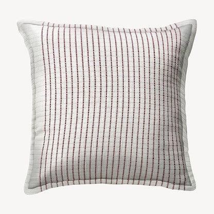 SanVia Fireside Premium Cotton Throw Pillow Covers, 20 x 20 Inches, Luxury by SanVia