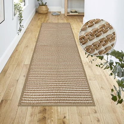 Braided Bathroom Runner Rug, Super Absorbent 24"x48" Non Slip Bath Mats - Image 2
