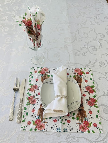 AM Decor Easter Luncheon Paper Napkins 20-Count Dinner Paper Napkins - Image 6