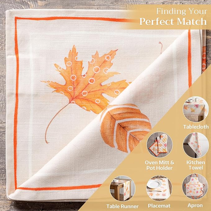 Maison d' Hermine Cloth Napkins Set of 4 100% Cotton - Image 5