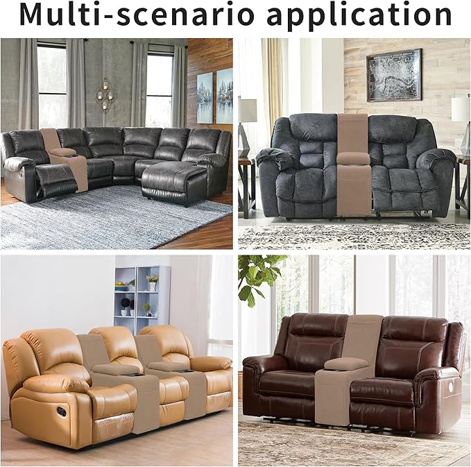Easy-Going 2-Piece Recliner Console Cover - Image 2
