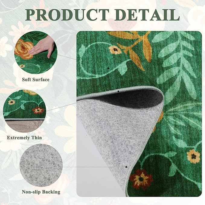 DUKINO Runner Rug, 2.6x8 Kitchen Rug - Image 5