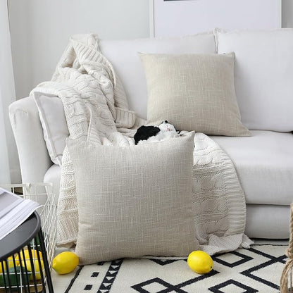 Kevin Textile Simple Linen Pillow Covers Nordic Stars Soft Cushion Case - Image 4